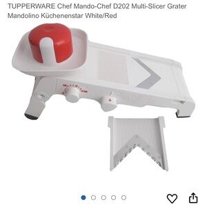 Tupperware Chef Mando - Food prep mandolin